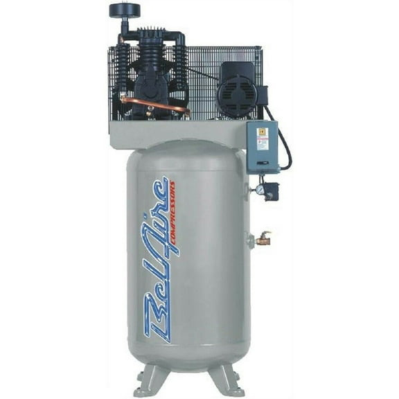 Belaire 318VL 7.5Hp 2Stage 208-230V 1PH 25.3CFM Vertical 80Gallon Air Compressor