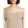 thumbnail image 5 of Nine.Eight Women's Off The Shoulder Smocked Dress, 5 of 5