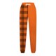 thumbnail image 5 of Puntoco Leggings Con Cordón Estampados A Cuadros No Posicionados De Moda Para Mujer, Pantalones Deportivos Naranja S, 5 of 5