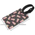thumbnail image 2 of Sikiie Popcorn Luggage Tags Privacy Cover ID Label Suitcase Tags Identifiers For School Bags,Suitcases, 2 of 7