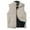 #241-Beige, variant on AUNVITO Women's Fishing Hiking Vest with Notched Collar Breathable Lightweight for Outdoor Travel Casual Style