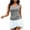 Gray, variant on AherBiu Tank Tops for Women Stretch V Neck Sleeveless Ruched Slim Fitted Summer Tanks Going out Tops