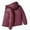 Wine, variant on FDGIU Men's Versatile Quilted Puffer Jacket, Hooded Winter Coat with Hood, Warm Windproof Insulated Outerwear