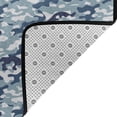 thumbnail image 4 of Geometric Blue Camouflage Rugs Doormat, Non-Slip Machine Washable Carpets Floor Door Mat , 36" x 24", 4 of 7