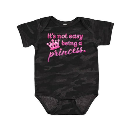 

Inktastic It s Not Easy Being a Princess Gift Baby Girl Bodysuit