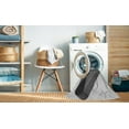thumbnail image 2 of Ahgly Company Machine Washable Indoor Square Transitional Platinum Silver Gray Area Rugs, 5' Square, 2 of 7