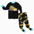 thumbnail image 6 of Gibobby Toddler Baby Boy Fall Winter Clothes 0-24Months 2t 3t 4t Color Block Long Sleeve Sweatshirt Tops Joggers Pants Outfit Sets(4-5 Years,Black), 6 of 6
