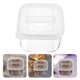 thumbnail image 2 of 12 piezas Caja de muestra Contenedores de alimentos con tapas Estuche de plástico transparente vacío Condimentos Pequeños, 2 of 6