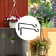 thumbnail image 4 of Ganchos para plantas colgantes de 10 pulgadas, gancho de pared de metal Soporte para colgar plantas Gancho para pastores, para colgar comederos para pájaros, campanas de viento, cestas de flores,, 4 of 4