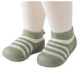 thumbnail image 3 of LYHaoo Infant Girls Boys Kids Leisure Shoes Mesh Soft Bottom Breathable Slip On Sport Shoes Socks Shoes Sizes 4.5 Green(Toddler), 3 of 6