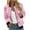 Pink, variant on Spring Tops for Women 2025!ChaoHeng Jackets for Women Plus Size Over Dress Fashion Casual,Women's Printed Cardigan Jacket Zippered Jacket Long Sleeved Casual Jacket Jacket(Pink,S)