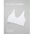 thumbnail image 3 of CRZ YOGA Butterluxe Soft Double Lined Scoop Neck Sports Bras for Women Yoga Crop Top Non Padded, 3 of 7