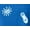 Bright Cobalt Flip Flops, variant on Plus Size Perfect Short-Sleeve Crewneck Tee Dress