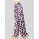 thumbnail image 3 of PANTALONES RELAJADOS PARA MUJER DE DISEÑO UNICO WIDE LEGS DE CINTURA ALTA, 3 of 5