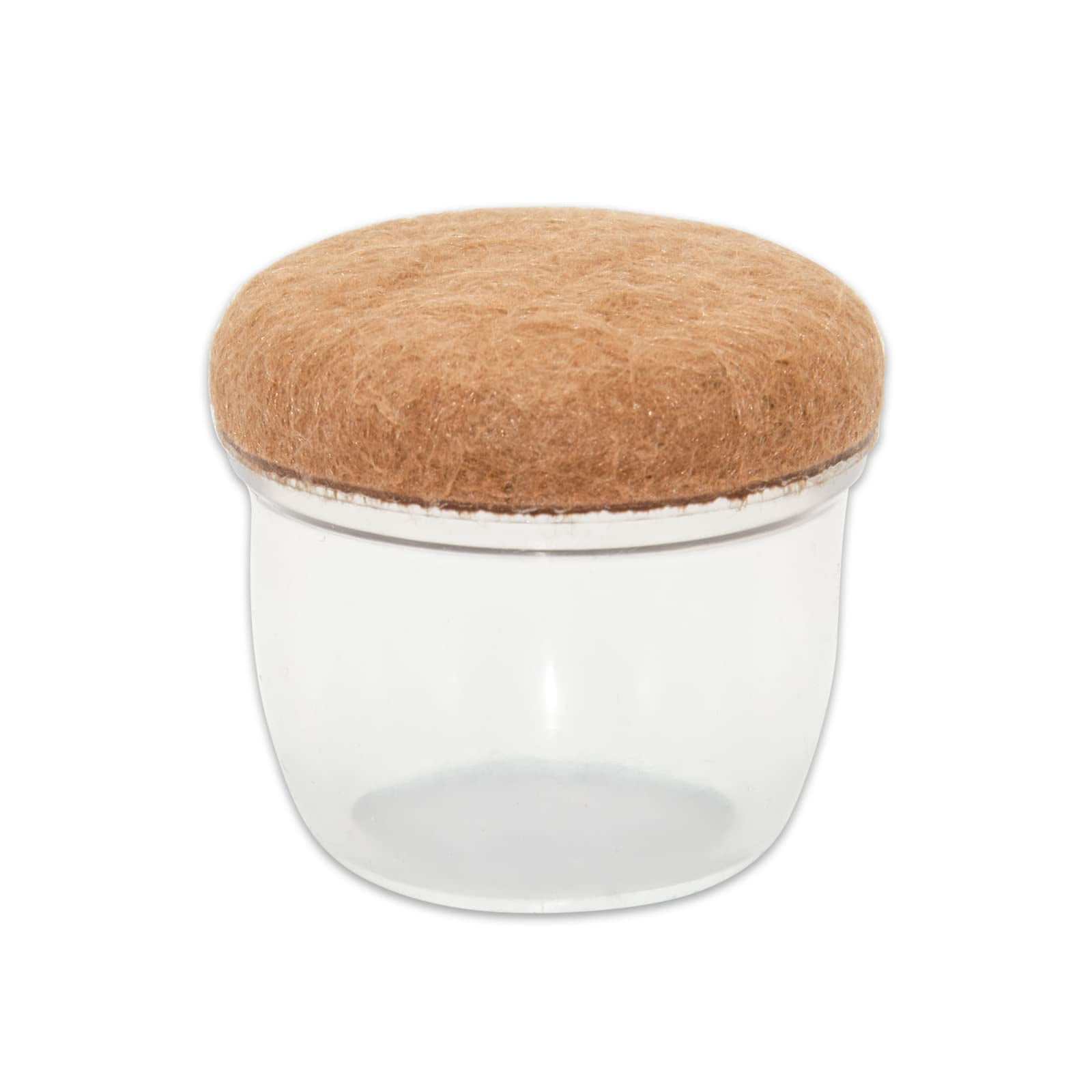 Flyshop 8PCS Round Chair Leg Caps with Felt Pads Durable Floor Protectors for Hardwood Floor Prevent Scratches Reduce Noise Foot Cap, Transparent Protective Caps, 25 to 37 mm