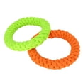 thumbnail image 4 of Rings Dog Toy, Natural Interactive Cotton Rope Rings Dog Toy Safe 2pcs  For Playing For Teething Cleaning For Small Medium Dog, 4 of 8