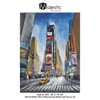 Majestic Mirror New York Time Square Urban Cityscape Painting Print on Canvas