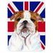 thumbnail image 2 of Caroline's Treasures English Bulldog with English Union Jack British Flag Glass Cutting Board Large Size, 2 of 2