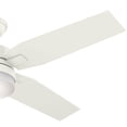 thumbnail image 4 of Hunter Fan 59349, Mercado 50 inch Ceiling Fans with LED Light in Fresh White, 4 of 7