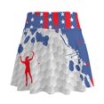 thumbnail image 2 of HELLHERO Golf Skort with Patriotic Golf Print, High Waisted Tennis Skirt for Women, Athletic Skort with Built in Shorts and Side Pockets, Polyester Spandex Blend, 2 of 9