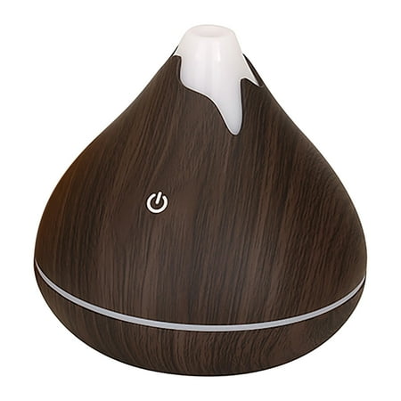 

Sesktop Usb Humidifier Colorful Night Light Home Office Mute Air Aromatherapy Humidifier Wood Grain