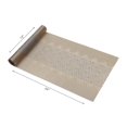 thumbnail image 2 of IH Casa Decor Vinyl Table Runner 54" Diamond Band Gold - Set of 2, 2 of 3
