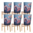 thumbnail image 6 of Decorative Chair Back Cover One Size x6 Chair Cover Dining Chair Slipcovers Chair Back Decoration Festival Chair Decoration Super Cute Cherry Blossom, 6 of 6