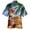 Blue, variant on Mens T-shirts Men's Spring/ summer Fashion Casual Parrot Print Party Beach Loose Print Short Sleeve Shirt Men Long Sleeve Layering Shirt Short Men Casual Sports Shirts Sippers for Toddlers Blue XL