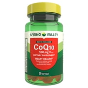 Spring Valley Rapid-Release CoQ10 Dietary Supplement, 100 mg, 30 Count