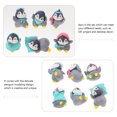 thumbnail image 3 of unbranded 6Ud Adorno De Escritorio Pingüino Con Material Resistente Para Uso En Oficina Y Hogar, 3 of 6