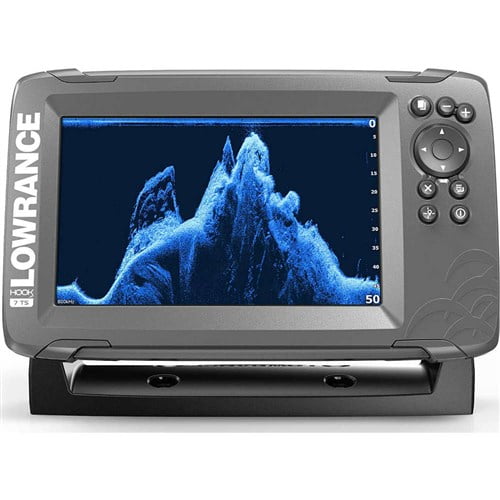 Lowrance Hook2 9 9 Inch Fish Finder With Tripleshot Transducer And Us Canada Navionics Map Card Fish Finder Transducer Ice Fishing Sonar