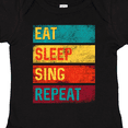 thumbnail image 4 of Inktastic Choir Music Eat Sleep Sing Repeat Boys or Girls Baby Bodysuit, 4 of 5