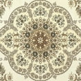 thumbnail image 2 of Tzou Floral Medallion Area Rugs 4x6, Soft Low-Pile Carpet for Indoor Home Decor in Bedroom, Living Room, Office, Anti-Slip, Machine Washable, 2 of 7