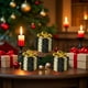 thumbnail image 4 of Adornos navideños de espuma para cajas de regalo y decoraciones para el árbol de Navidad | Decoración colgante con diseño calado | Decoración para interiores: árbol de Navidad, puerta, 4 of 8