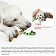 thumbnail image 2 of Dog Chew Toy Dinosaur Interactive Leaking Treats Play Toy - Green, 2 of 11