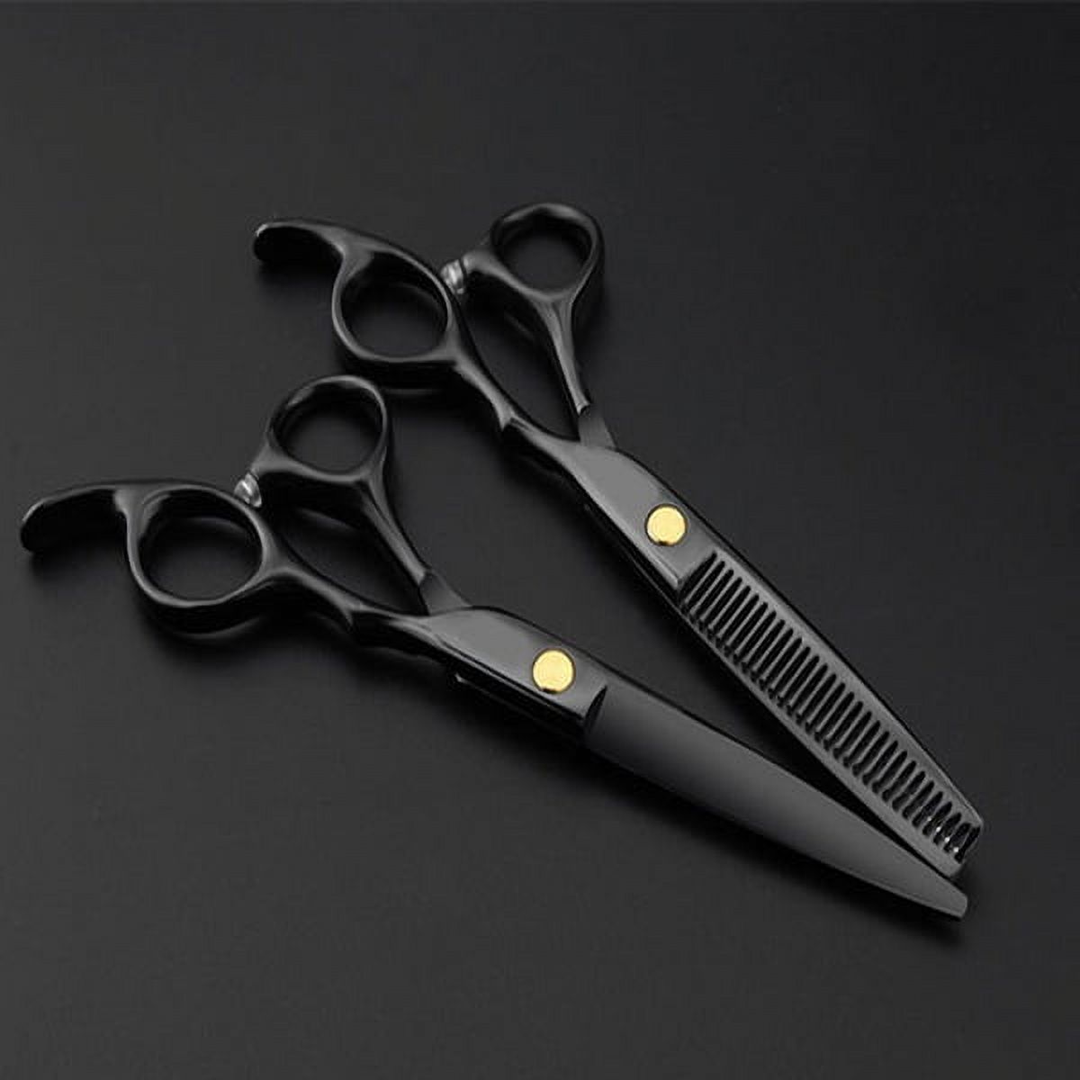 Willstar 3/9pcs Hair Cutting Scissors Set Professional Stainless Steel Barber Thinning Scissors for Barber Salon and Home - image 6 of 16