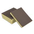 thumbnail image 5 of Medium Grit 150 Grit Sanding Block Pad 4.72" x 3.86" x 0.47" Size Brown Sanding Sponge 4Pack, 5 of 5