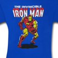 thumbnail image 2 of Iron Man Tony Stark Superhero Marvel Comics Invincible Adult T-Shirt Tee, 2 of 3