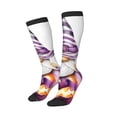 thumbnail image 2 of Haiem Halloween Gnome With Pumpkins Socks, Funny Novelty Crazy Design Cotton Socks Sports Socks Knee High Socks For Men, Women,1Pairs - Gift For Working Friends, 2 of 8