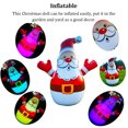 thumbnail image 2 of tredstone Christmas Garden Doll Outdoor Decorative PVC Lighting Portable Patio Wind-proof Decoration Switchable Xmas Ornament Remote Control Inflatable Yard, 2 of 9