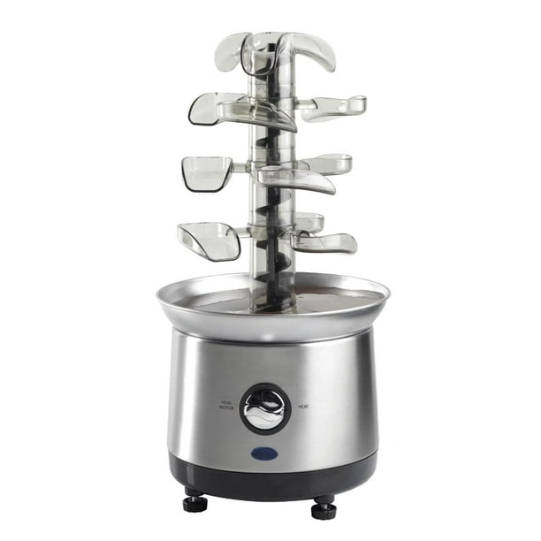 Máquina de fuente de fondue de chocolate, de 4 niveles, de fondue en cascada, fresas para queso, BBQ de chocolate