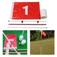 thumbnail image 4 of Portable 3 Section s Set Golf Practice Putting Green Garden Outdoor, 4 of 10