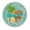 Mint Mojito, variant on Happy Hour! Palm Beach, Florida 3.5 Inch Iron Or Sew On Embroidered Fabric Badge Patch Ocean Beach, Salt Life Iconic Series