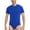 Blue, variant on Men's Onesie Pajamas Short Sleeve Soft Comfy Crew Neck Bodysuit Short Summer Romper Thin Full Coverage Jumper Black Medium