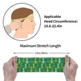 thumbnail image 5 of Easygdp Pineapples1 Sports Headband Non Slip Headband Unisex for Head Circumference 19.6 - 22.4 inch, 5 of 9