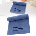 thumbnail image 2 of Ultra Absorbent Microfiber Gym Towel, Quick Dry Sports Towel For Sweat Wicking, Lightweight Lint Free Travel Towel For Yoga Fitness, Teal Blue 30x100cm, 2 of 9