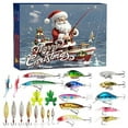 thumbnail image 2 of 2025 Calendario Adviento Pesca 24 Días Señuelos Establece Regalos para Hombres Pescadores (a), 2 of 9