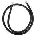 thumbnail image 1 of Cables de batería de inversor de 2 AWG de 3/8" Lug, cobre estañado, 1 pieza, negro, 3.5 pies, 1 of 7
