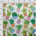 thumbnail image 3 of oneOone Rayon White Fabric Kawai Sewing Craft Projects Fabric Prints By Yard 56 Inch Wide, 3 of 5