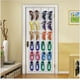 thumbnail image 1 of Organizador colgante de zapatos con 24 bolsillos sobre la puerta con 3 ganchos para despensa de baño, 1 unidad JAMW Sencillez, 1 of 5